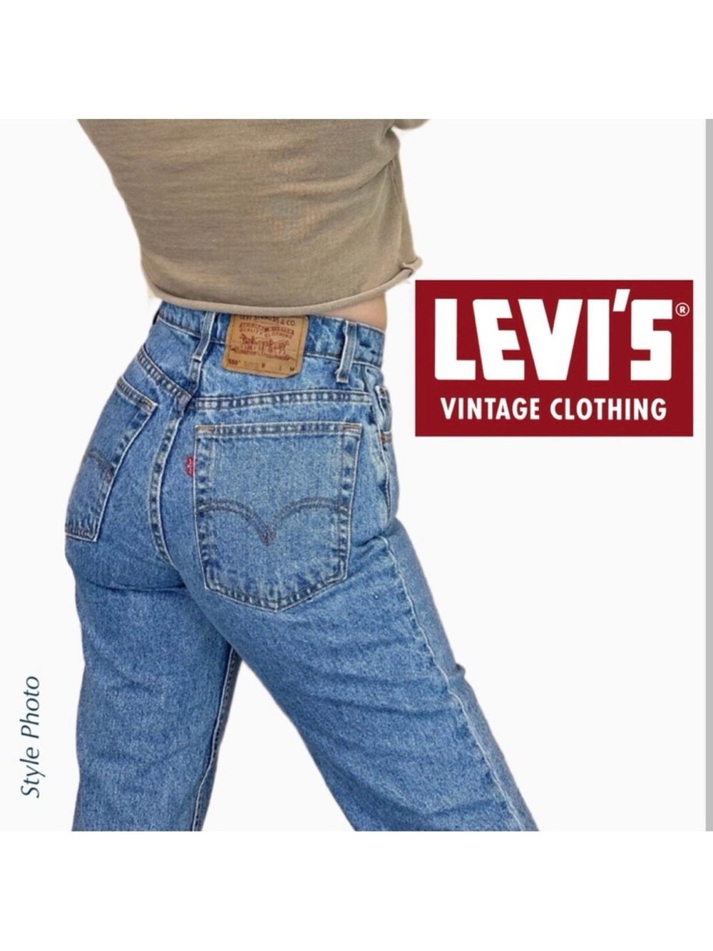 2005 LEVI’S 550 Relaxed Fit High-Rise Tapered Y2K Jeans (14S ~ 31W)